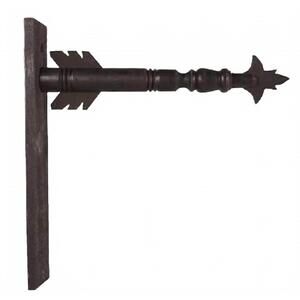 NEW K&K INTERIORS wooden hanging arrow in black